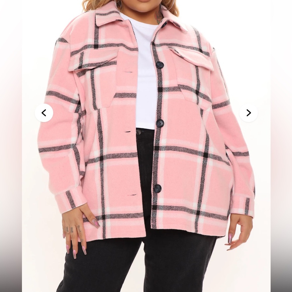 Fashion Nova Pink Shacket
